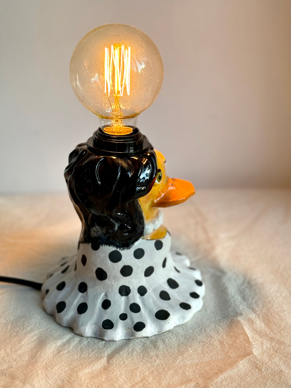 Amy the Duck Ceramic Lamp - SL ceramics 