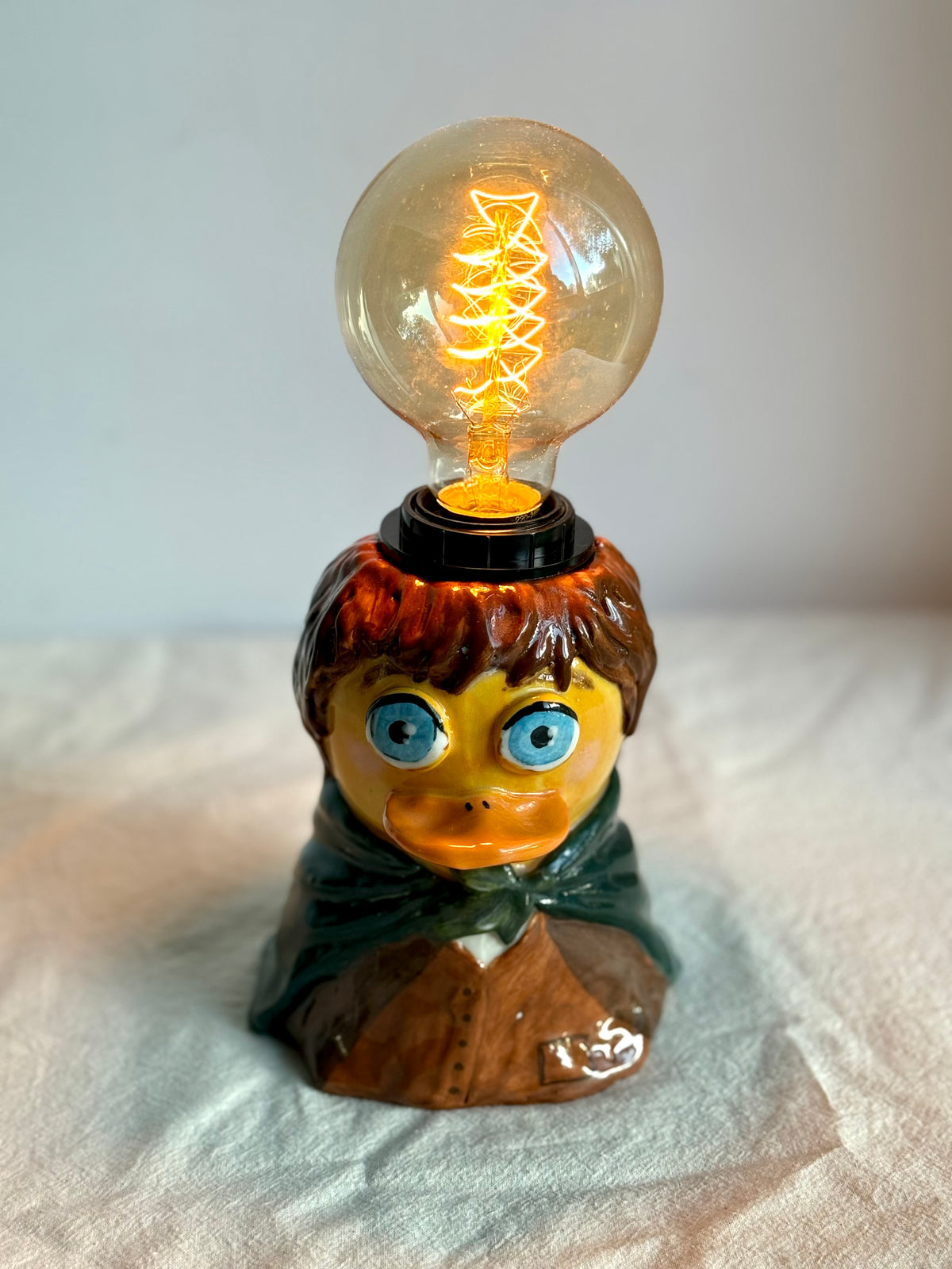 Frodo the Duck Ceramic Lamp - SL ceramics 