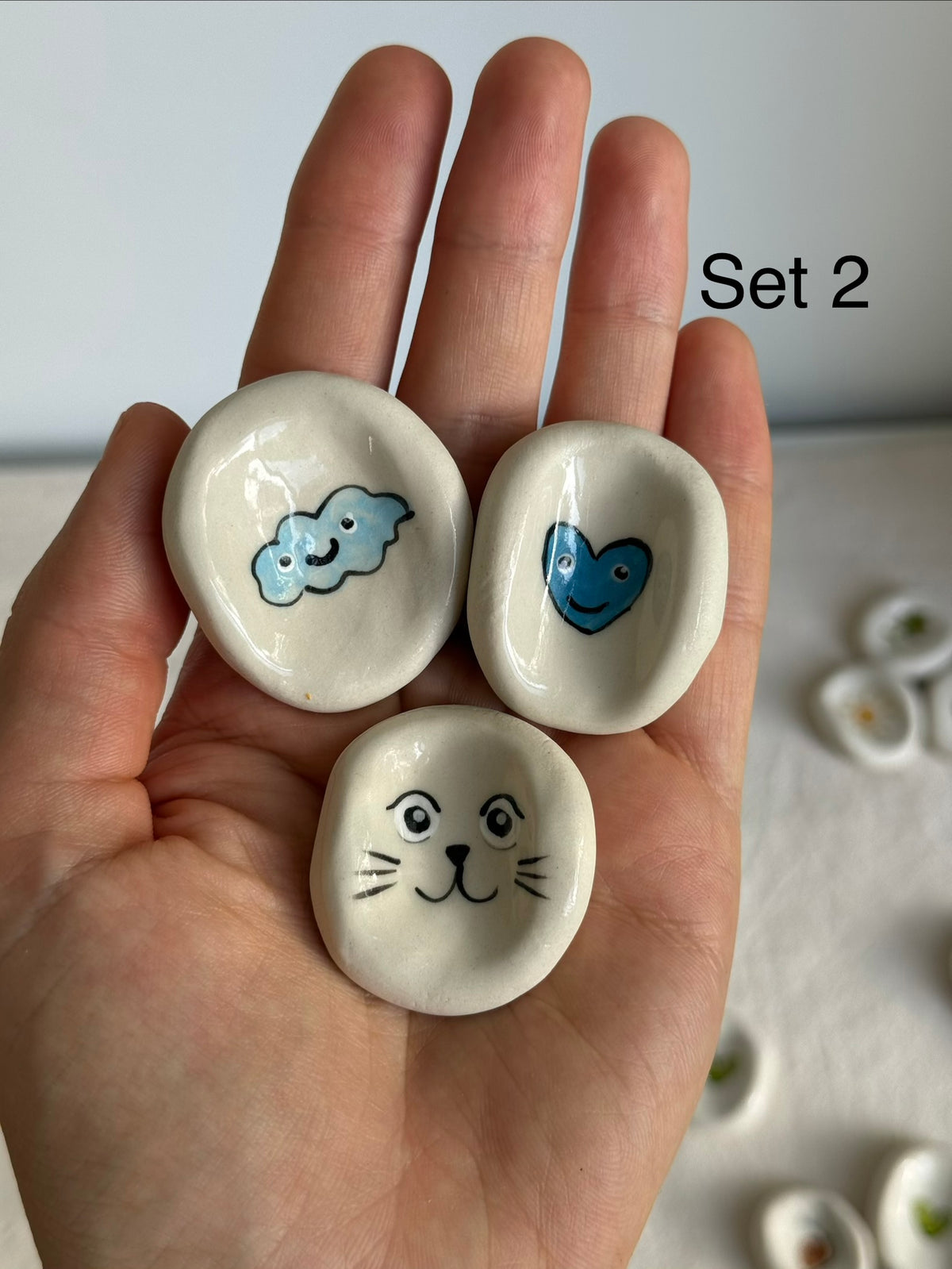 Cute Worry Stones (3pcs)