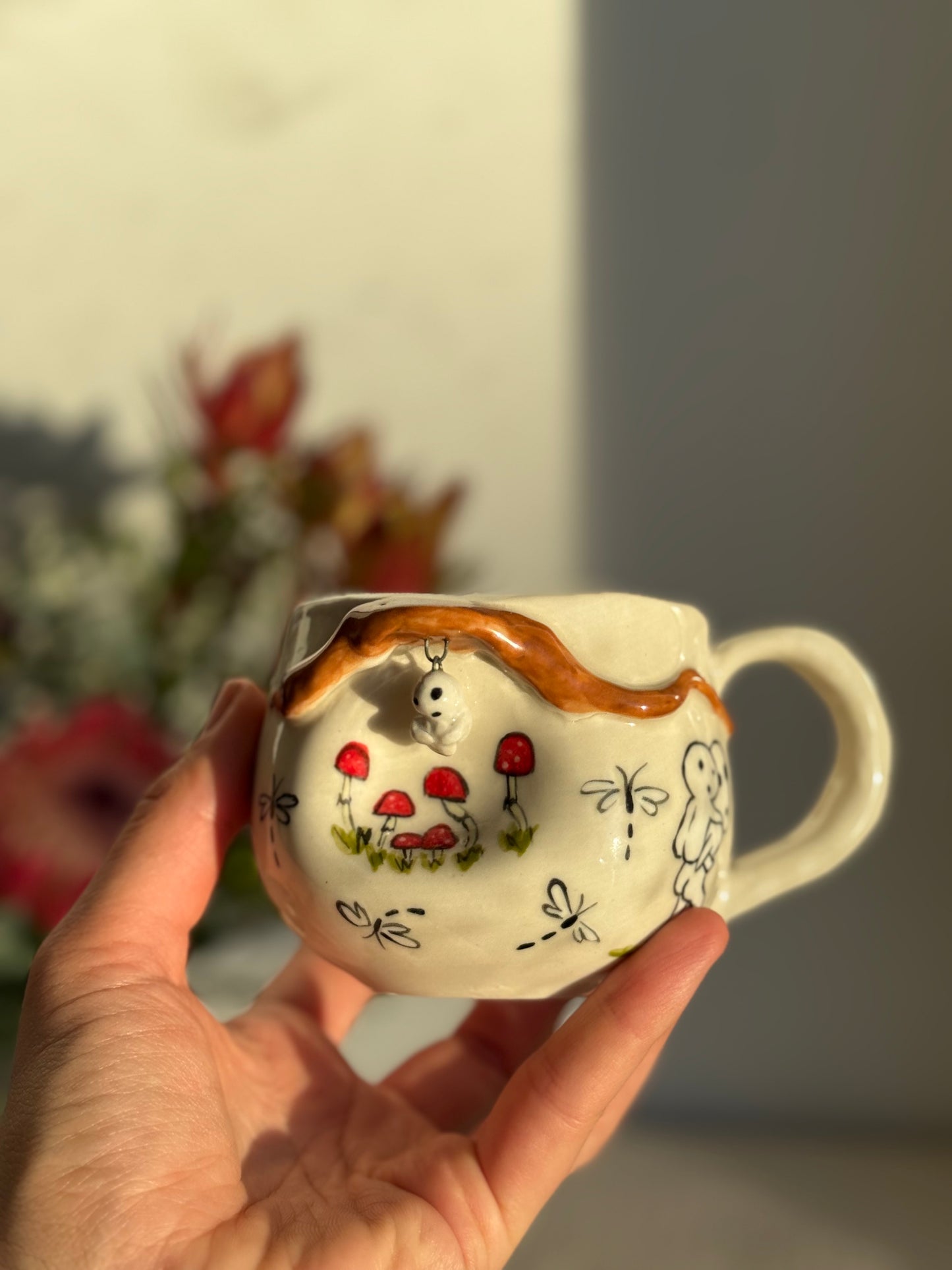 Forest Spirits Mug With Charm