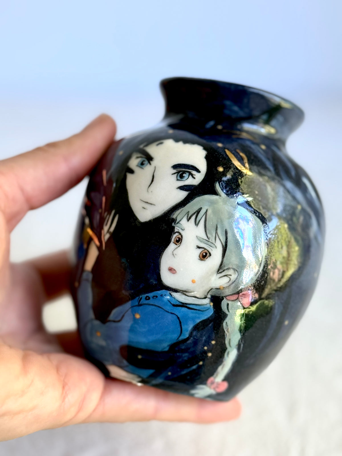 Howl and Sophie Small Vase - SL ceramics 