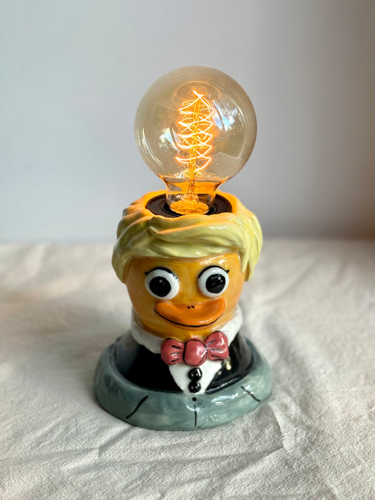 Oliver the Duck Ceramic Lamp - SL ceramics 