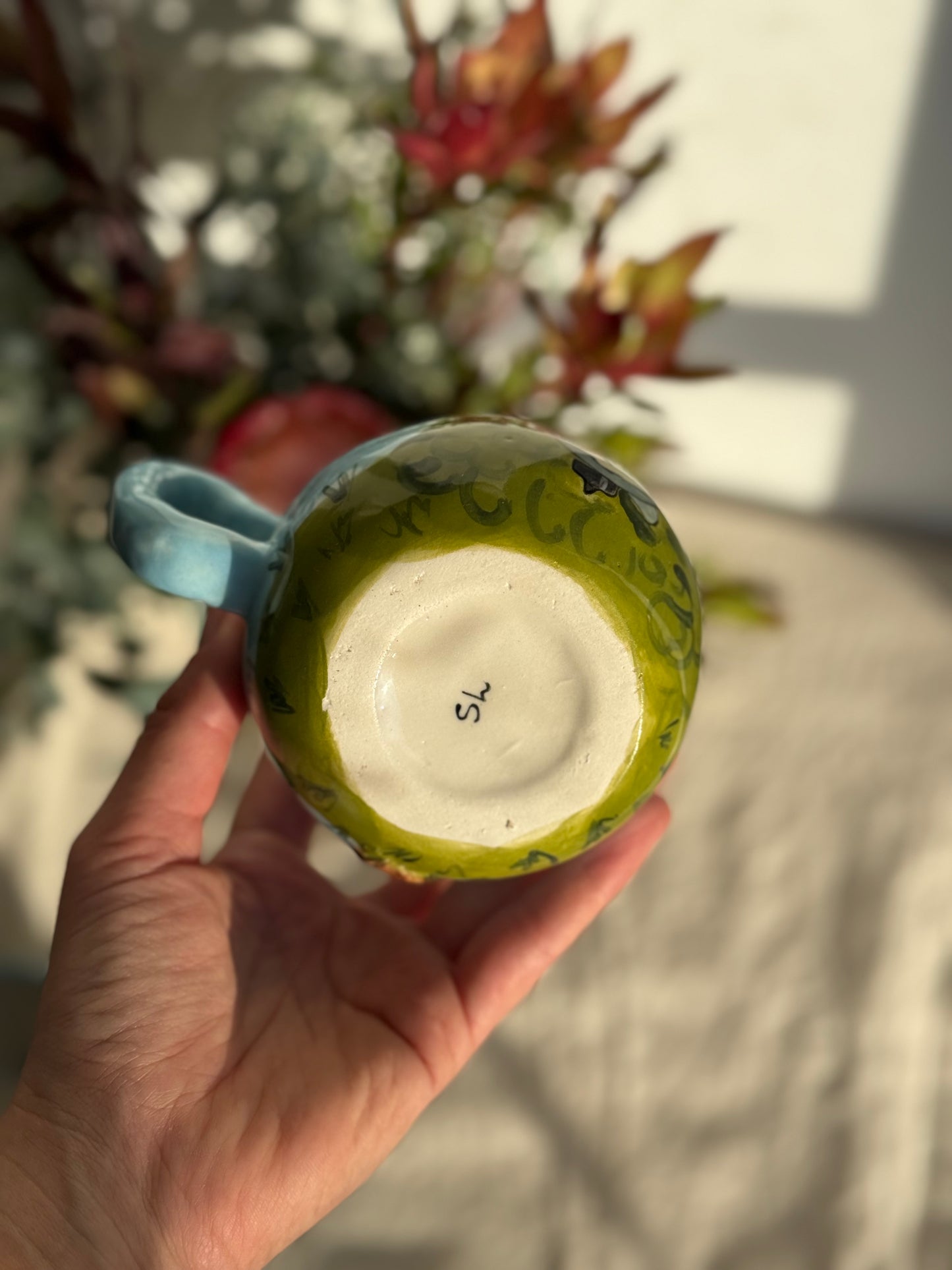 Totoro Ceramic Mug with Hanging Charm