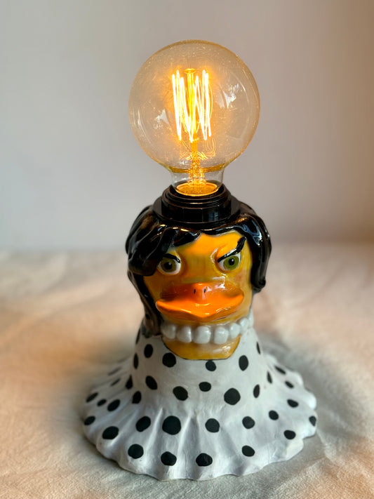 Amy the Duck Ceramic Lamp - SL ceramics 