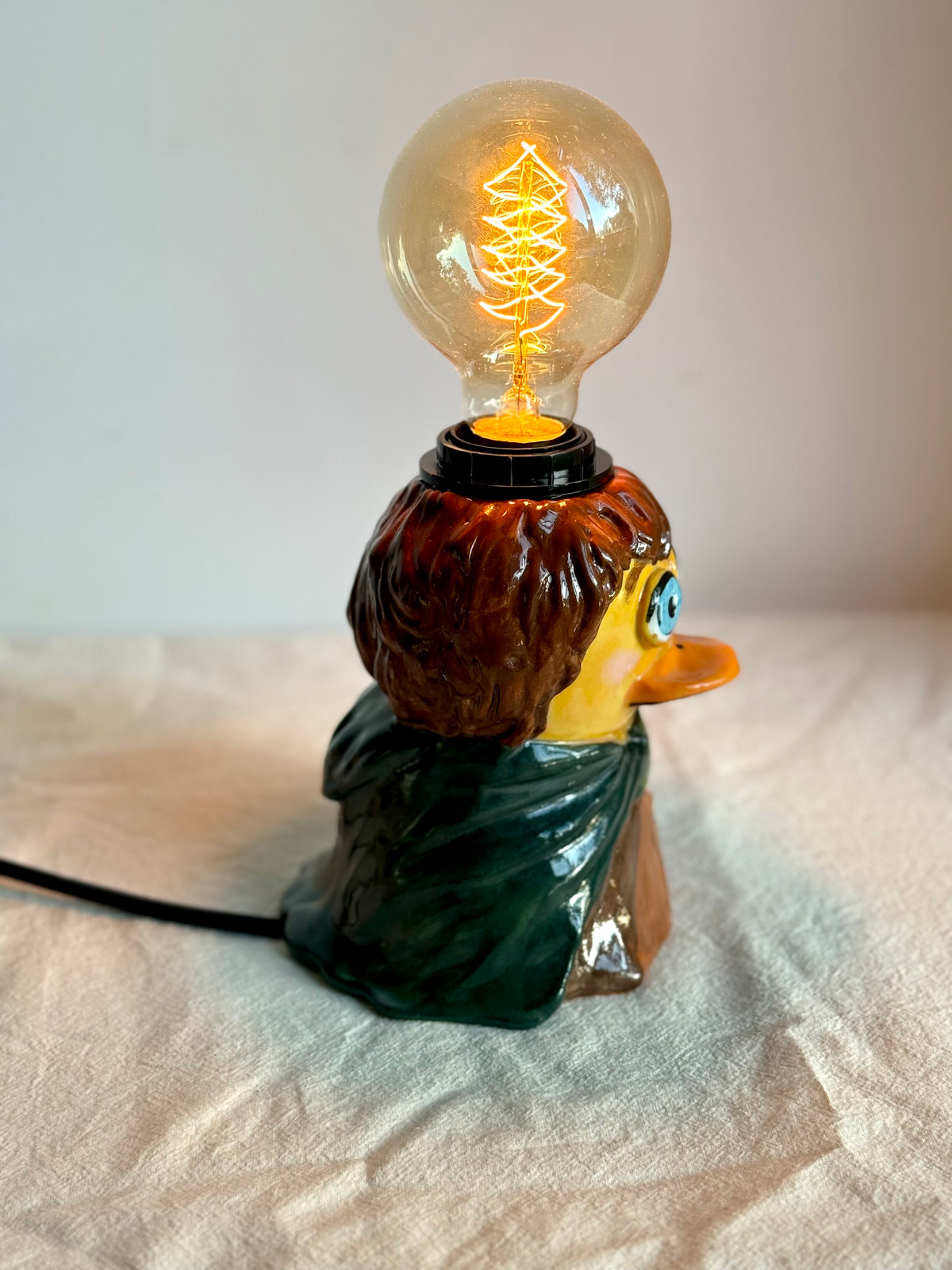 Frodo the Duck Ceramic Lamp - SL ceramics 