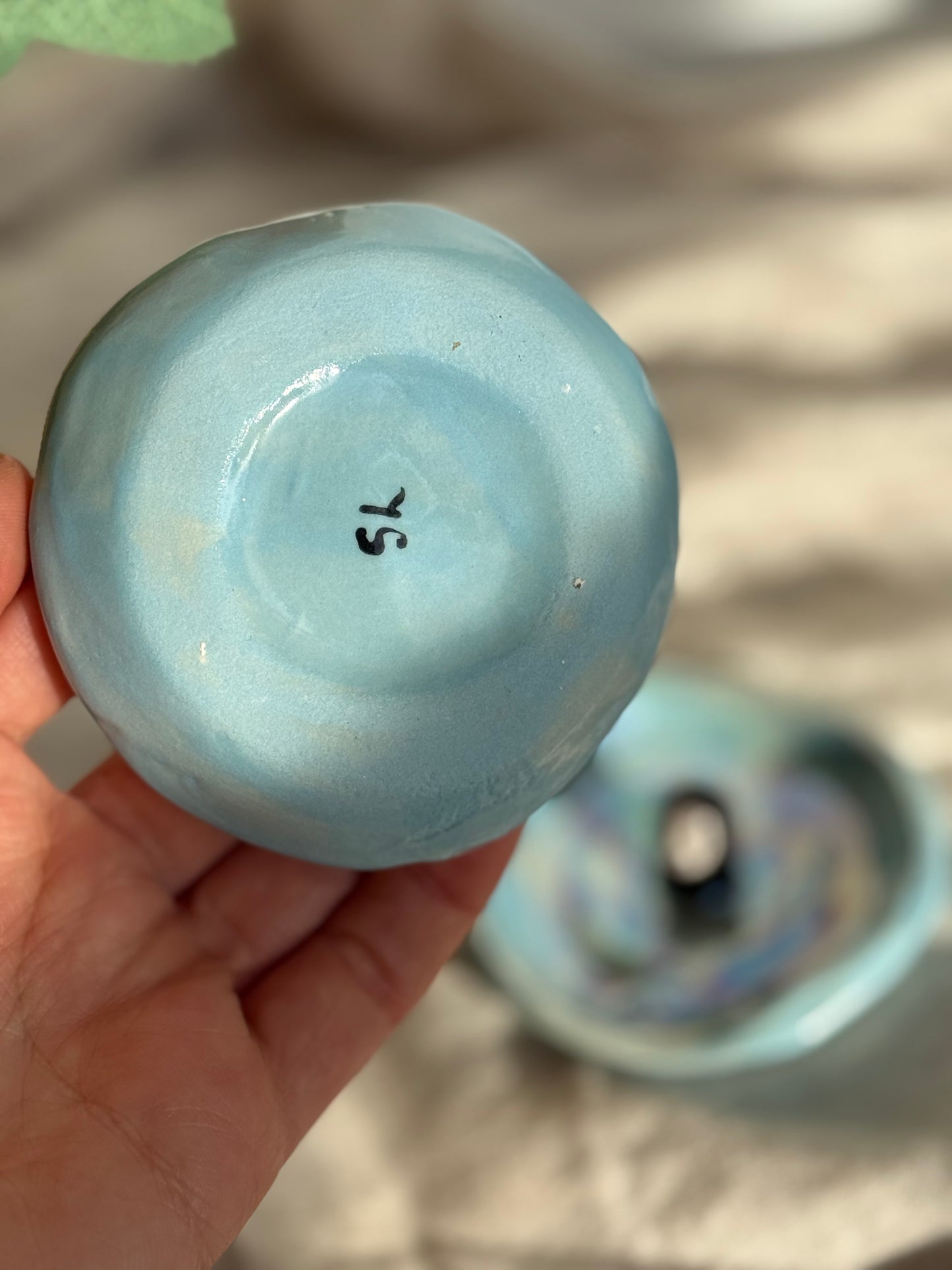 Handmade Ceramic No-Face Ring Dish