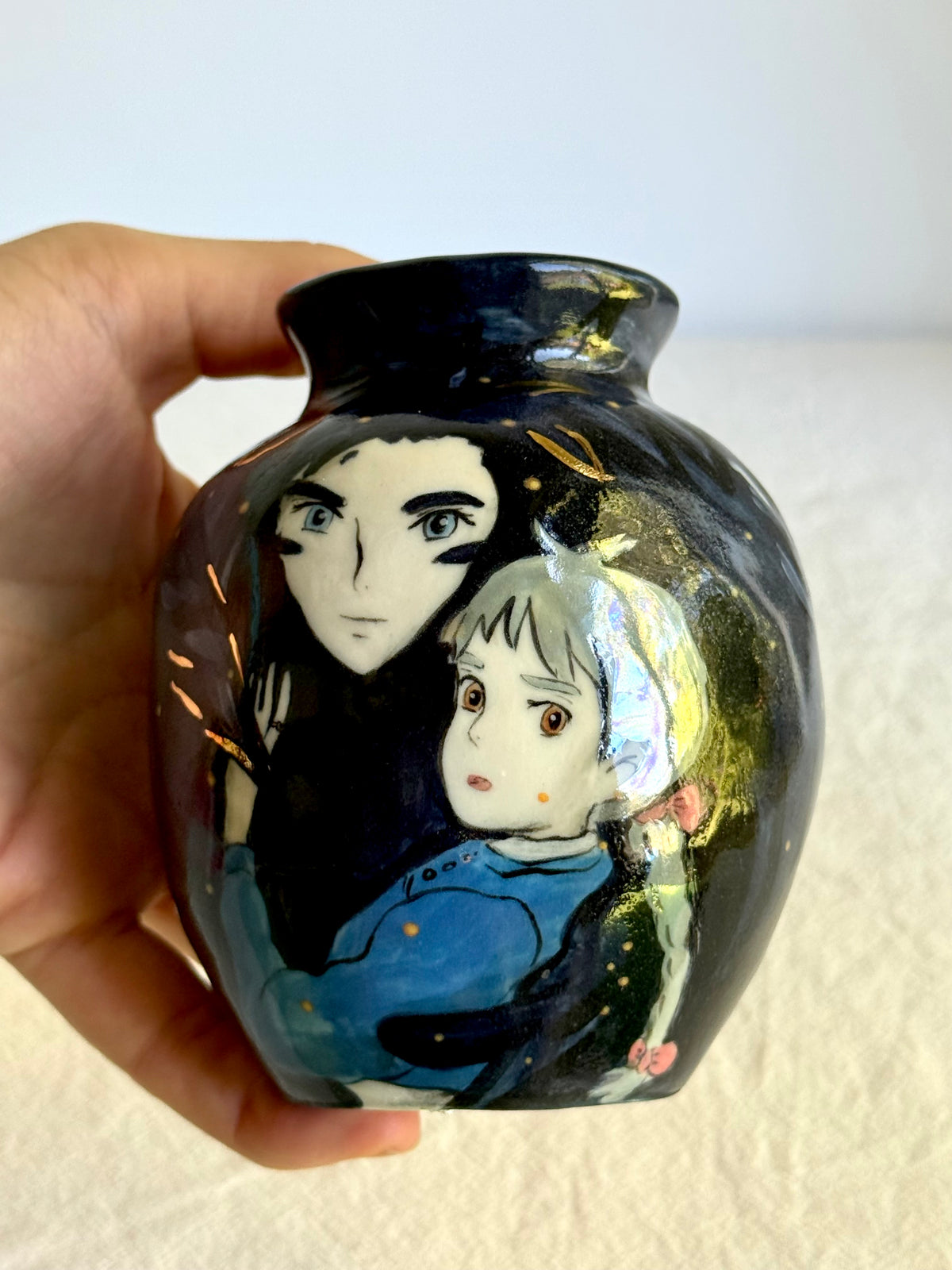 Howl and Sophie Small Vase - SL ceramics 