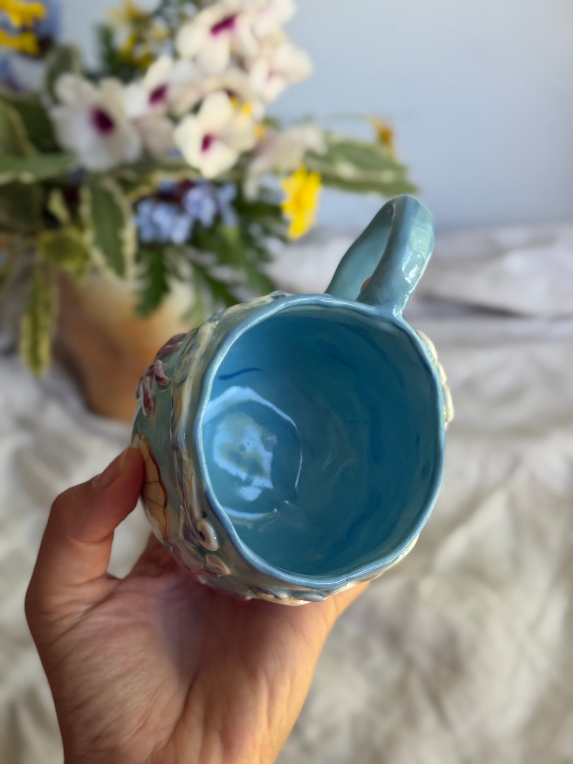 3D Underwater Life Ceramic Mug - SL ceramics 