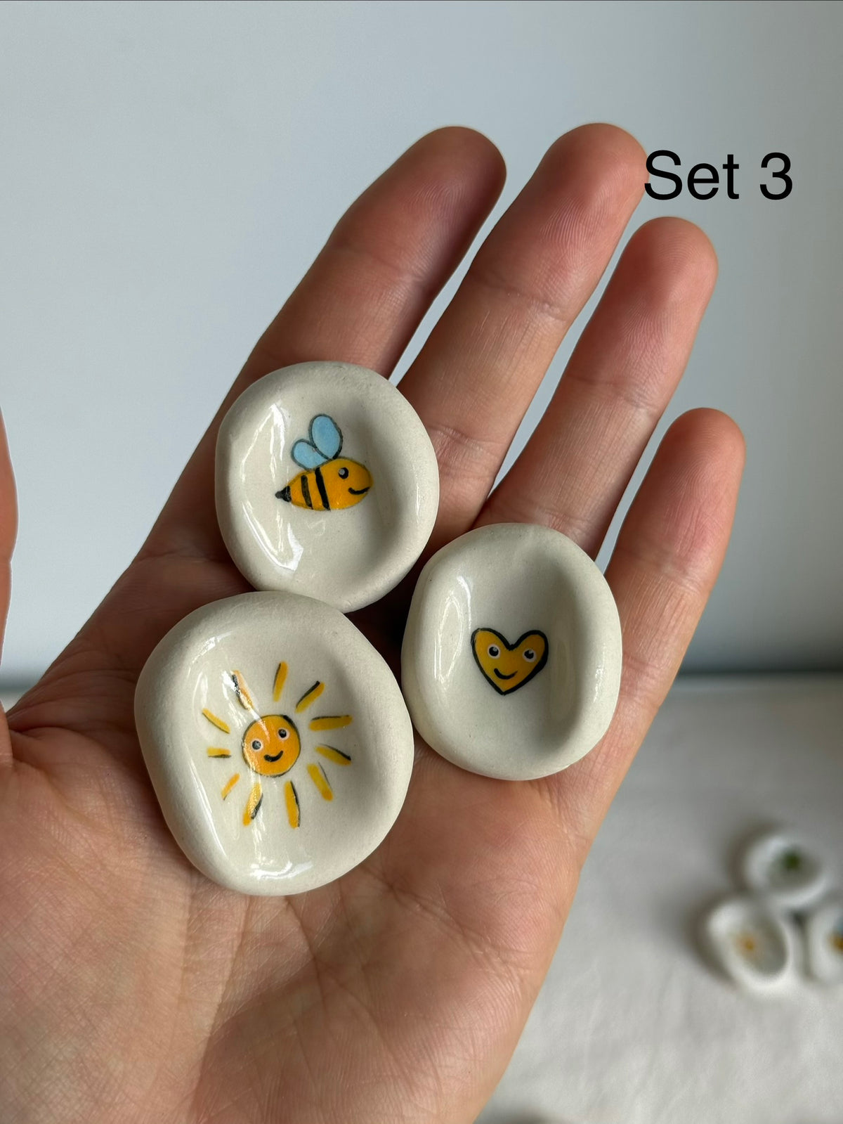Cute Worry Stones (3pcs)