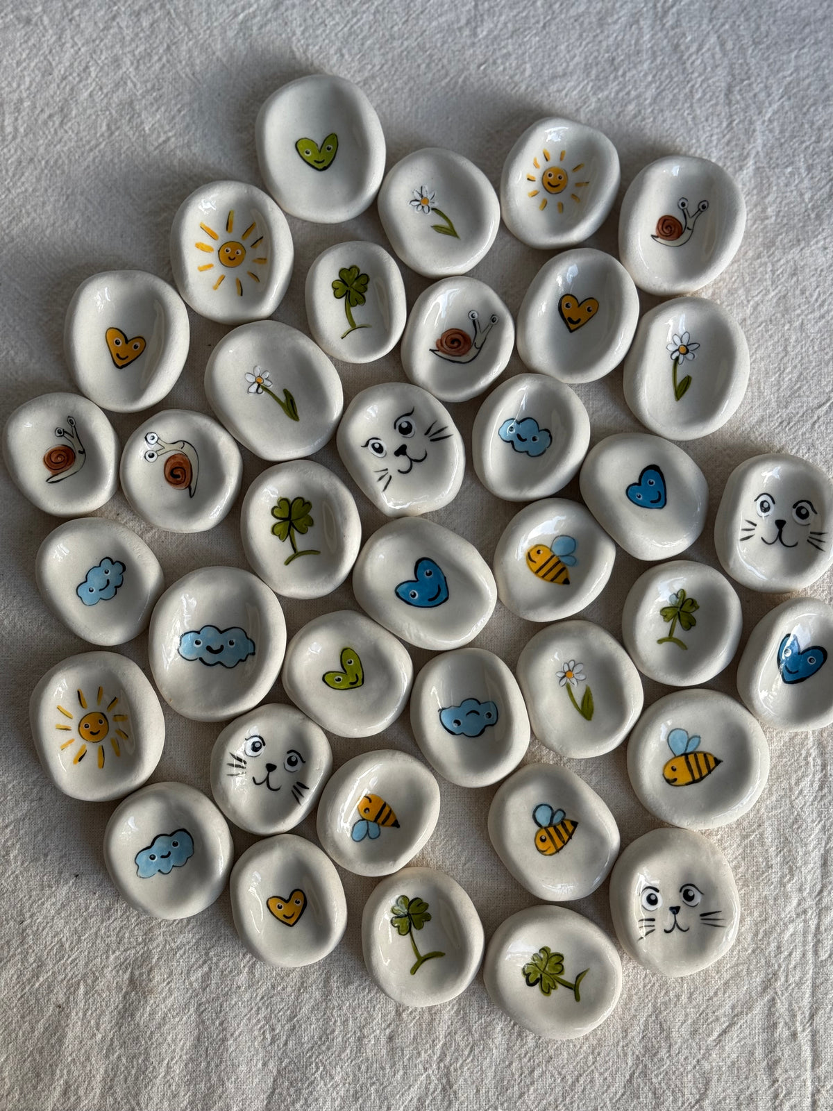 Cute Worry Stones (3pcs)