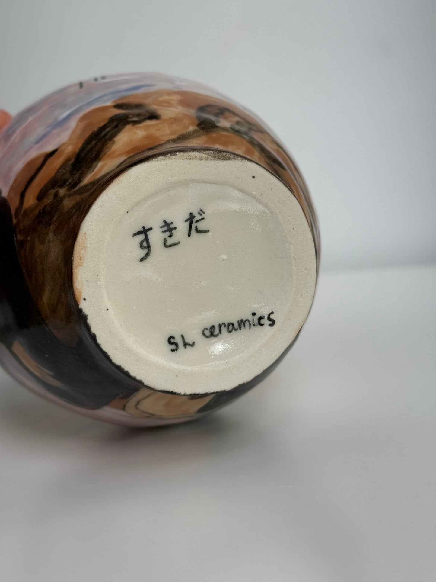 Your Name" Inspired Hand-Painted Ceramic Vase (One-of-a-Kind)
