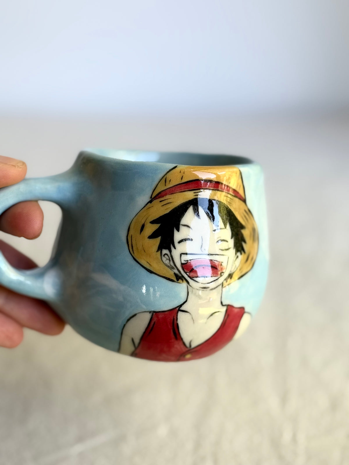 Luffy Hand-Painted Mug