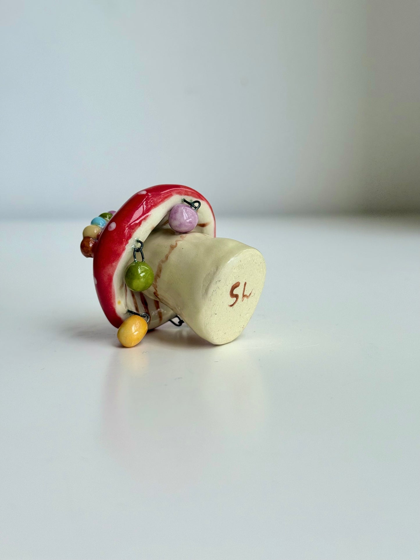 Fairy Mushrooms with Charms - SL ceramics 