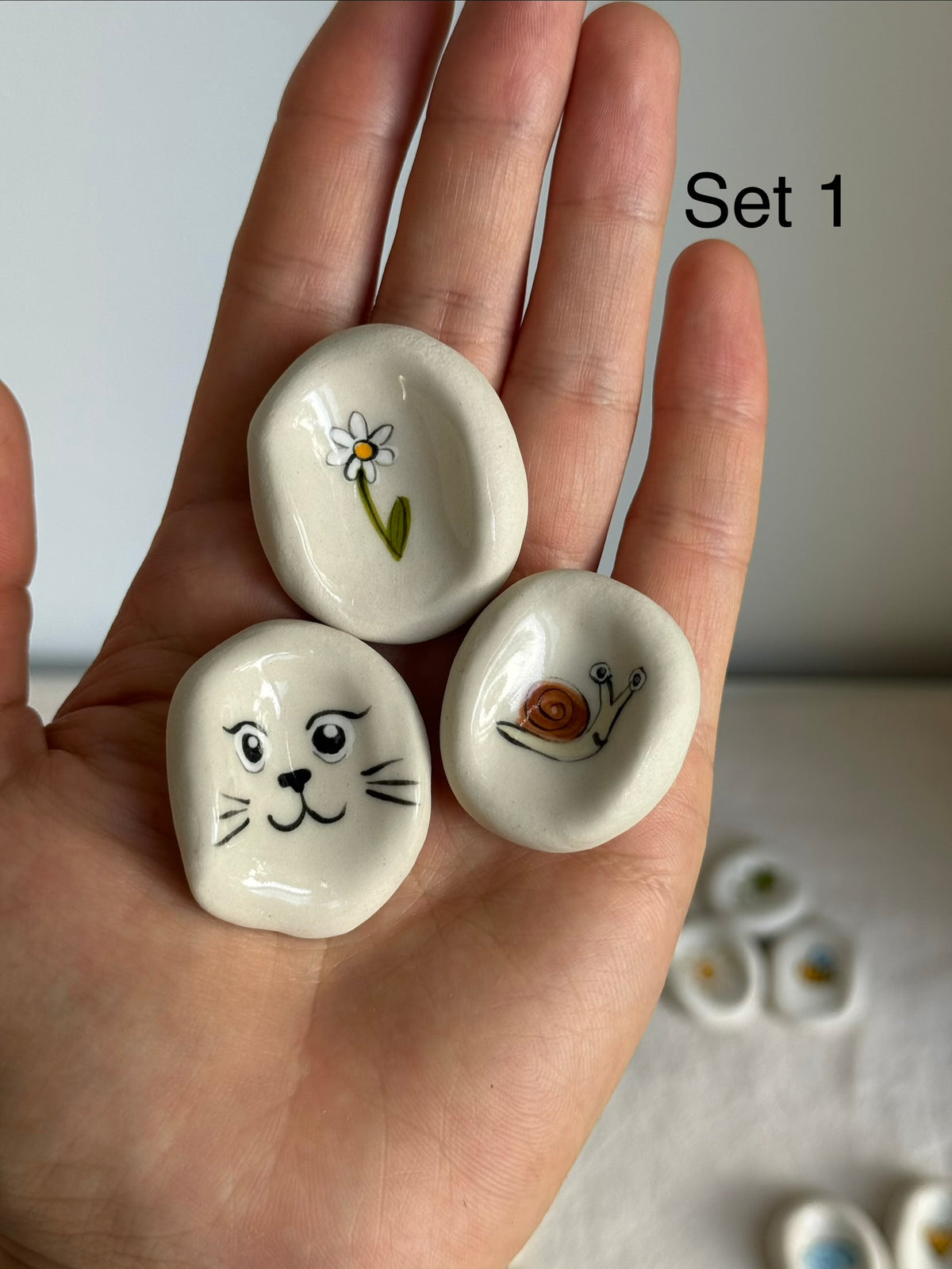 Cute Worry Stones (3pcs)