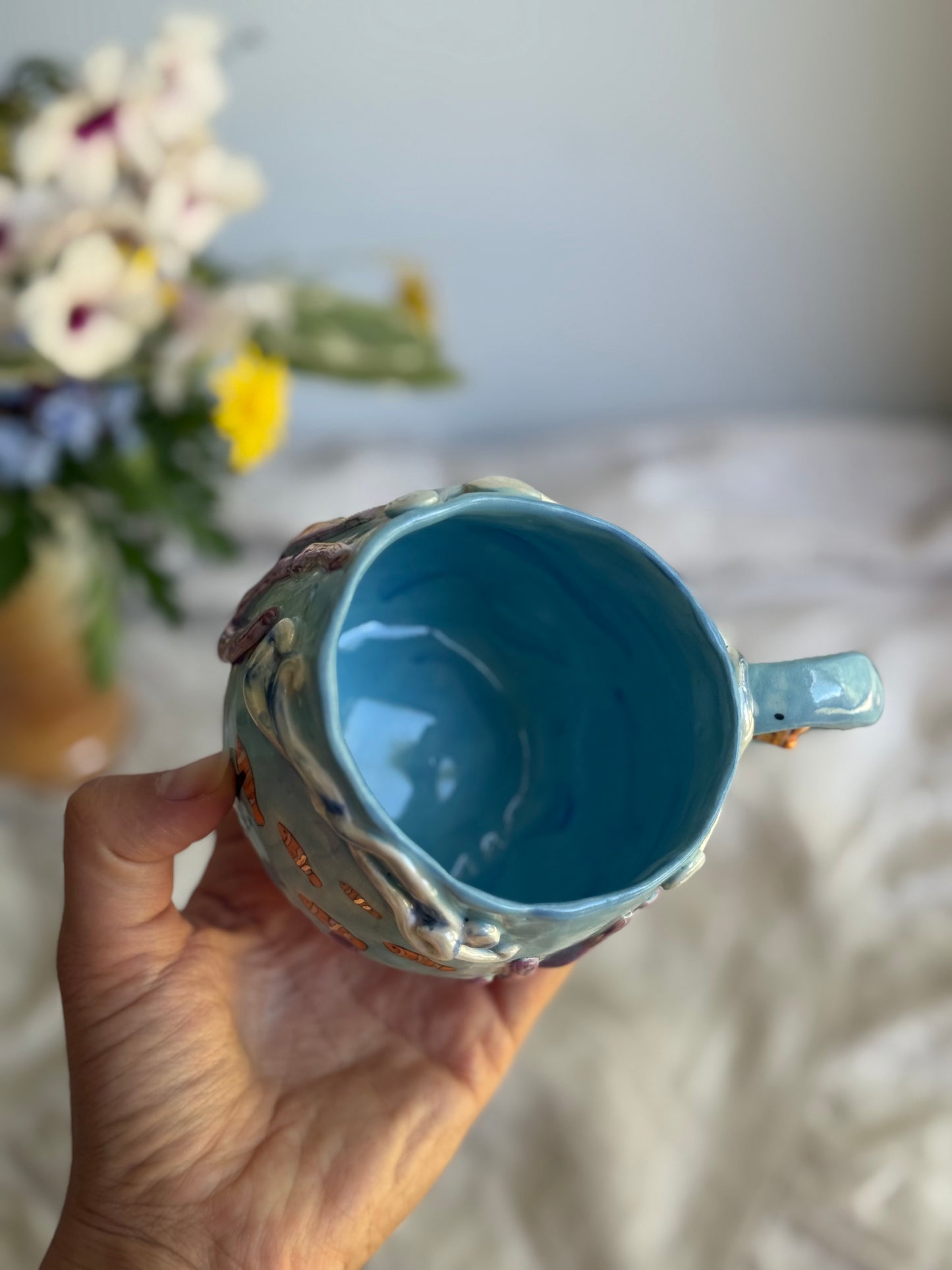 3D Underwater Life Ceramic Mug - SL ceramics 