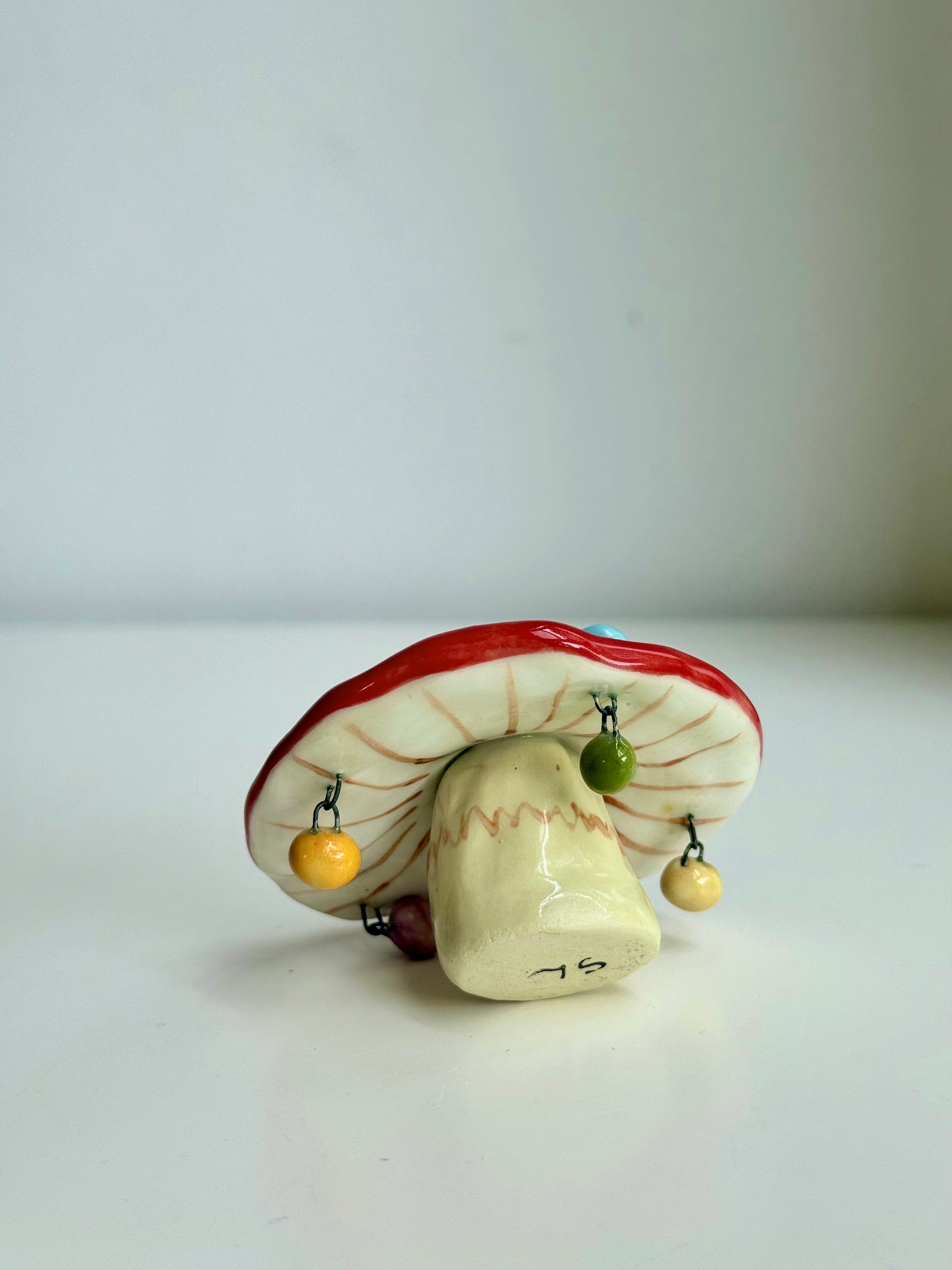 Fairy Mushrooms with Charms - SL ceramics 