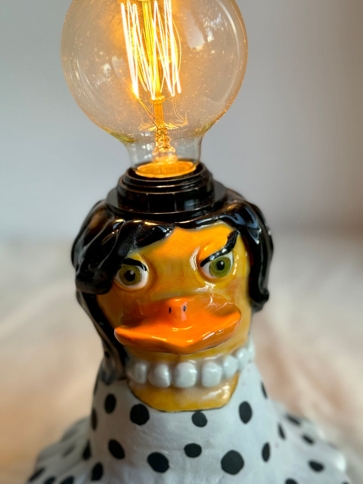 Amy the Duck Ceramic Lamp - SL ceramics 