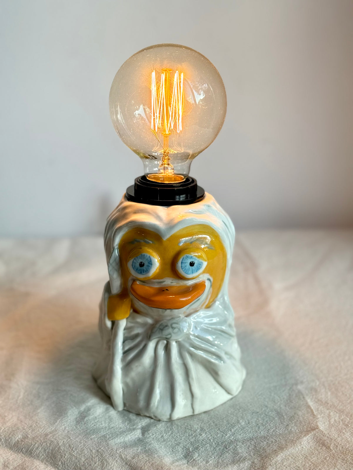 Gandalf the Duck Ceramic Lamp - SL ceramics 