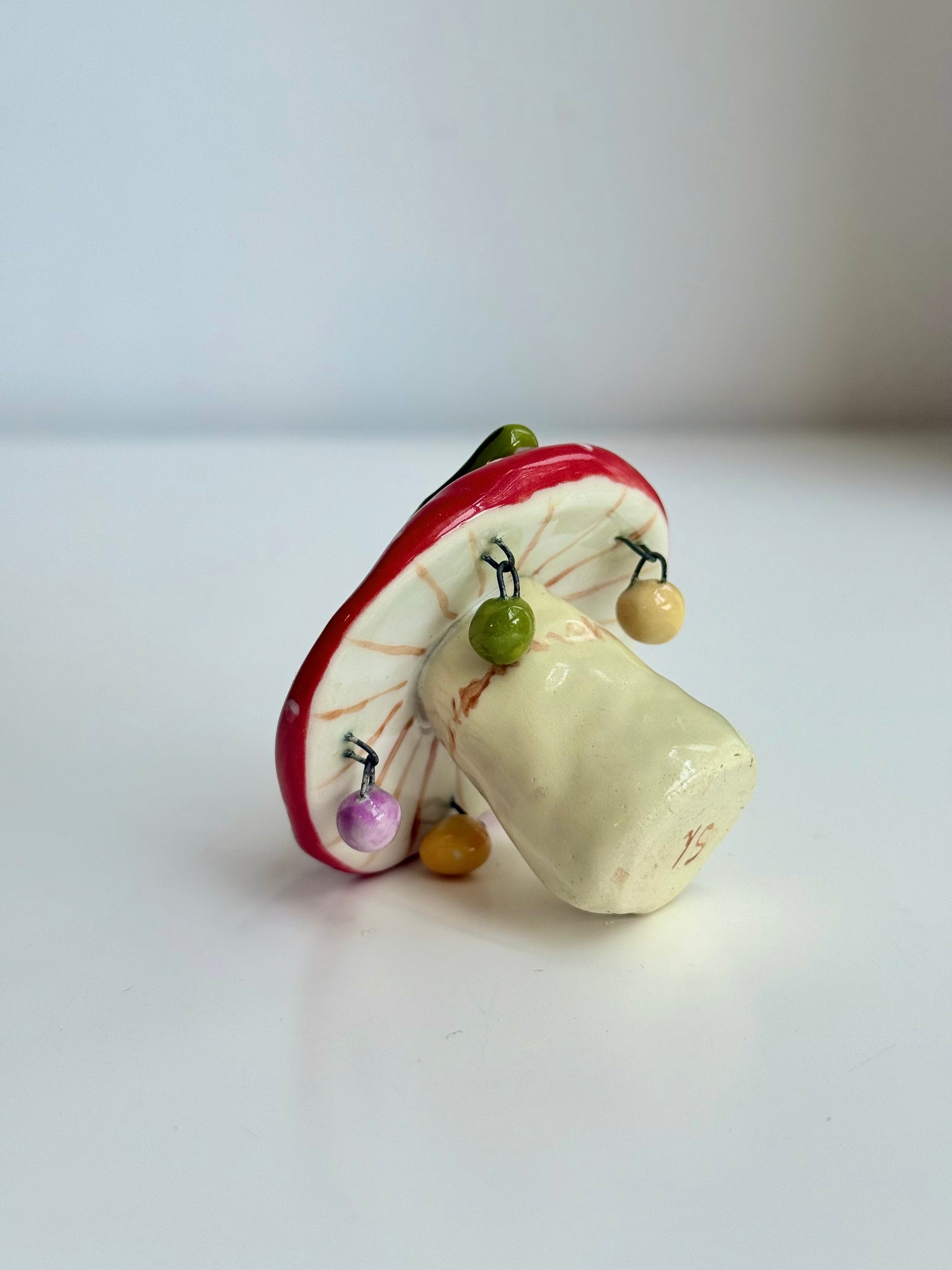 Fairy Mushrooms with Charms - SL ceramics 