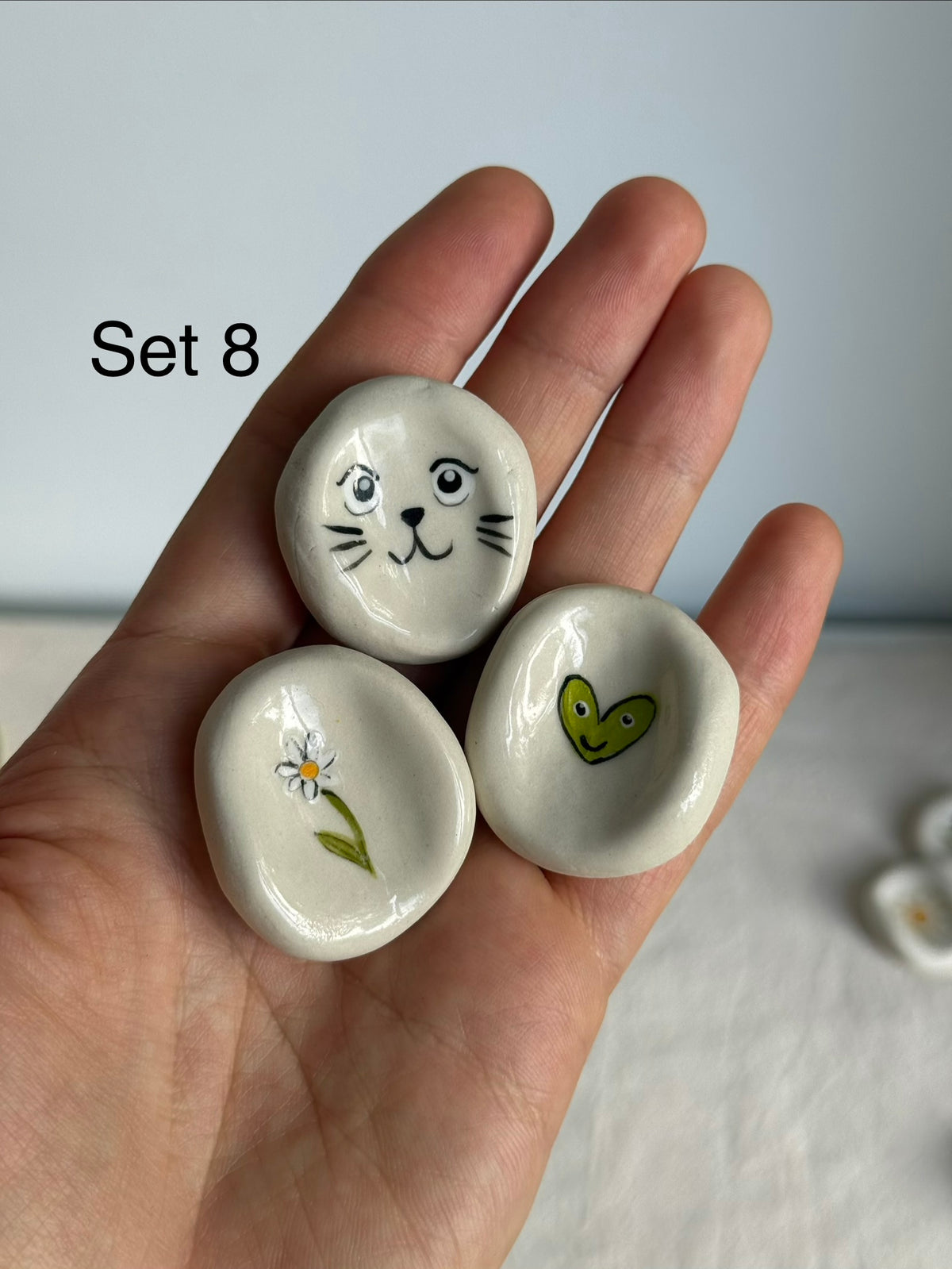 Cute Worry Stones (3pcs)