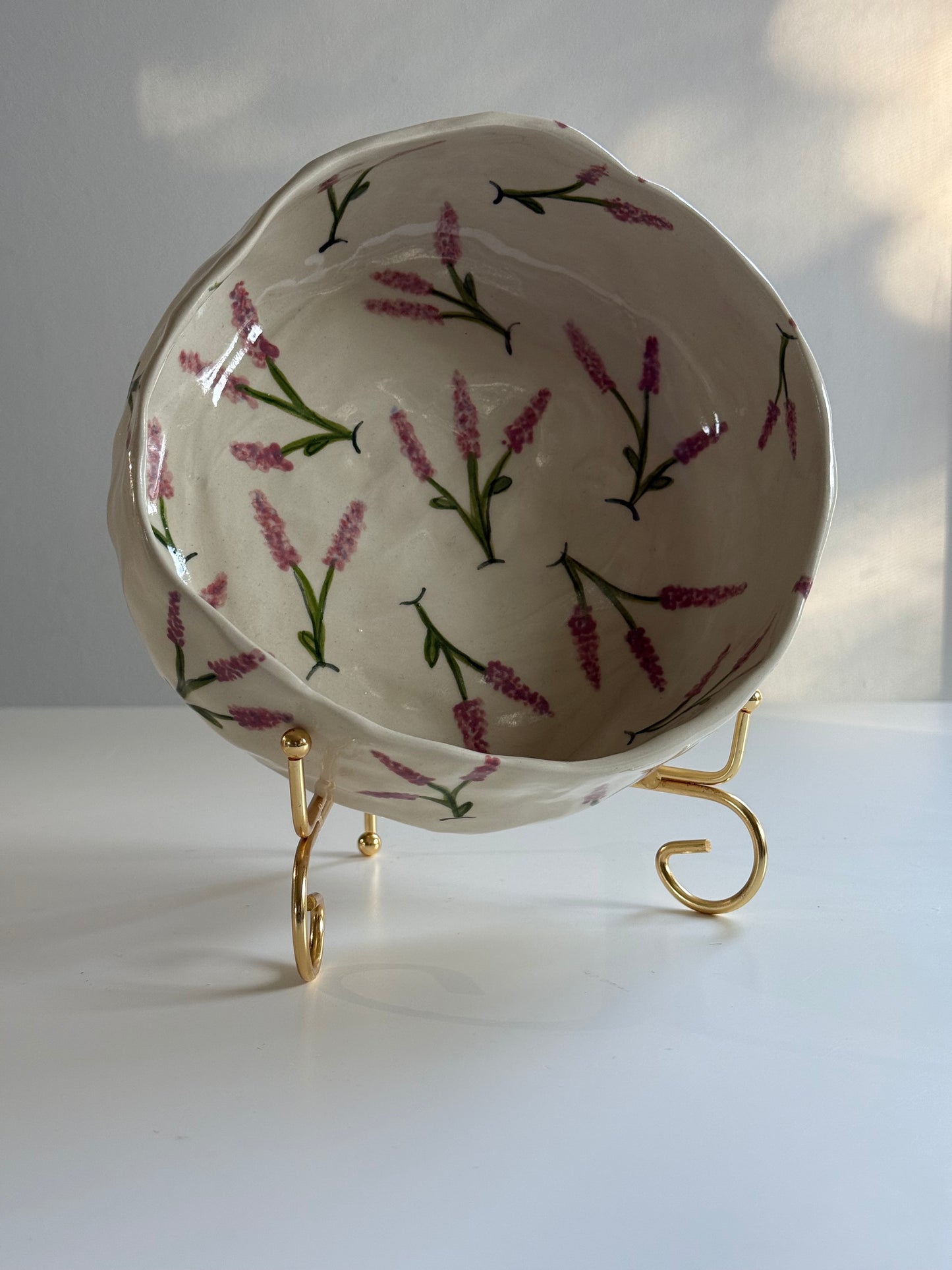 Lavender bowl
