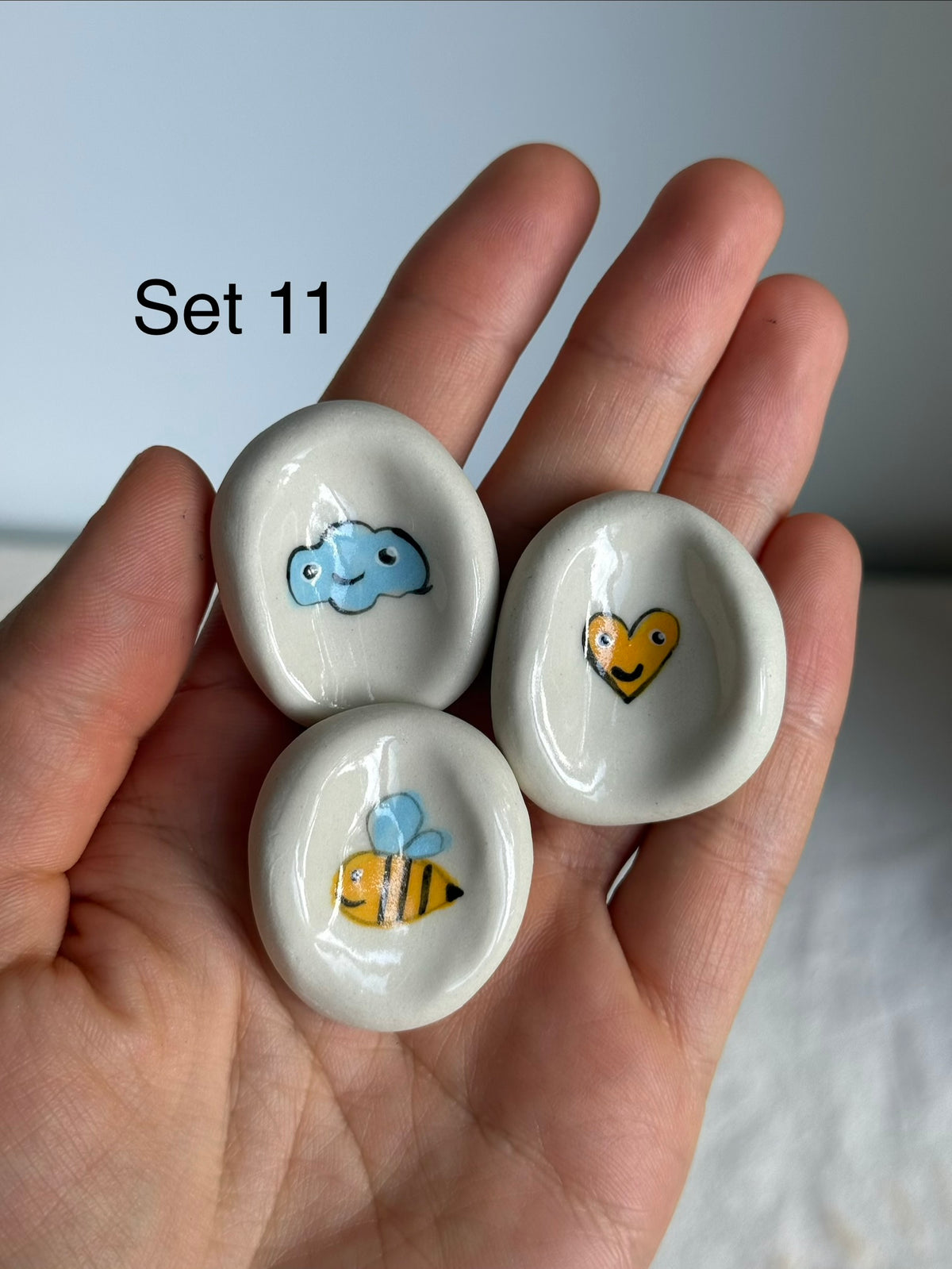 Cute Worry Stones (3pcs)