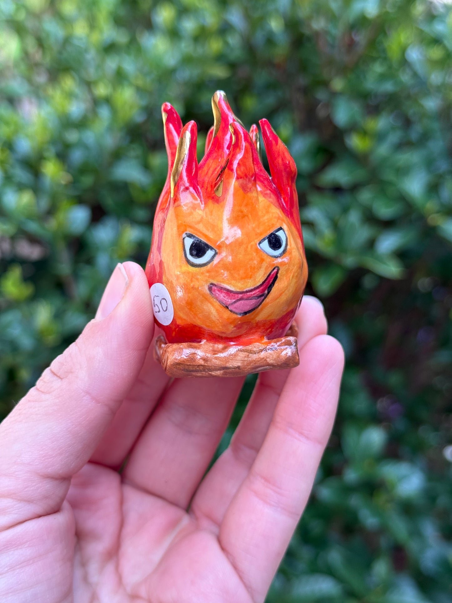 Calcifer and Kodama - SL ceramics 