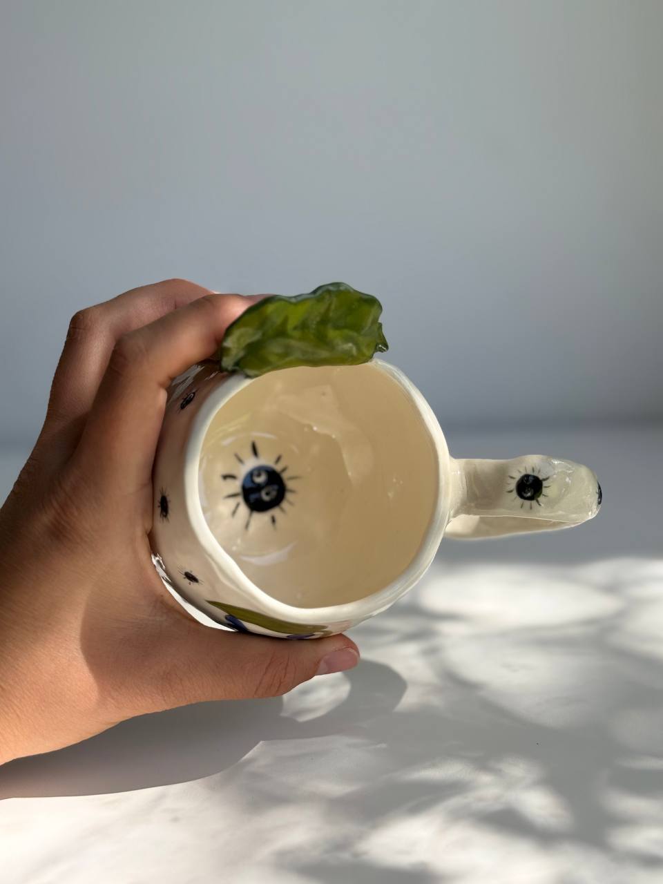 Totoro and Soot sprites rain mug 450 ML - SL ceramics 