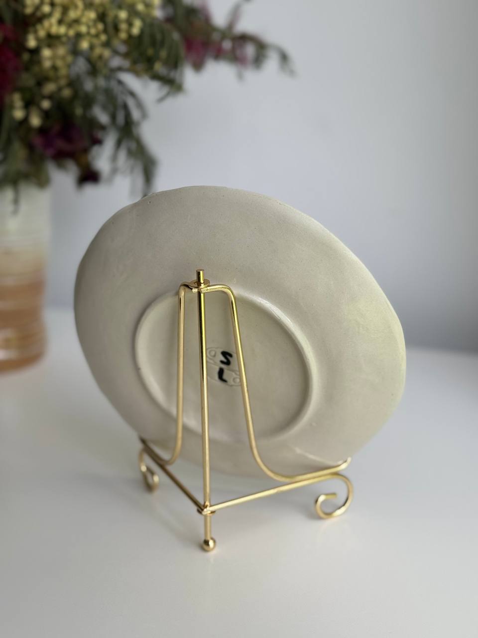 Kiki’s Delivery Service Trinket Plate – Hand-painted Ceramic Dish with Kiki and Jiji - SL ceramics 