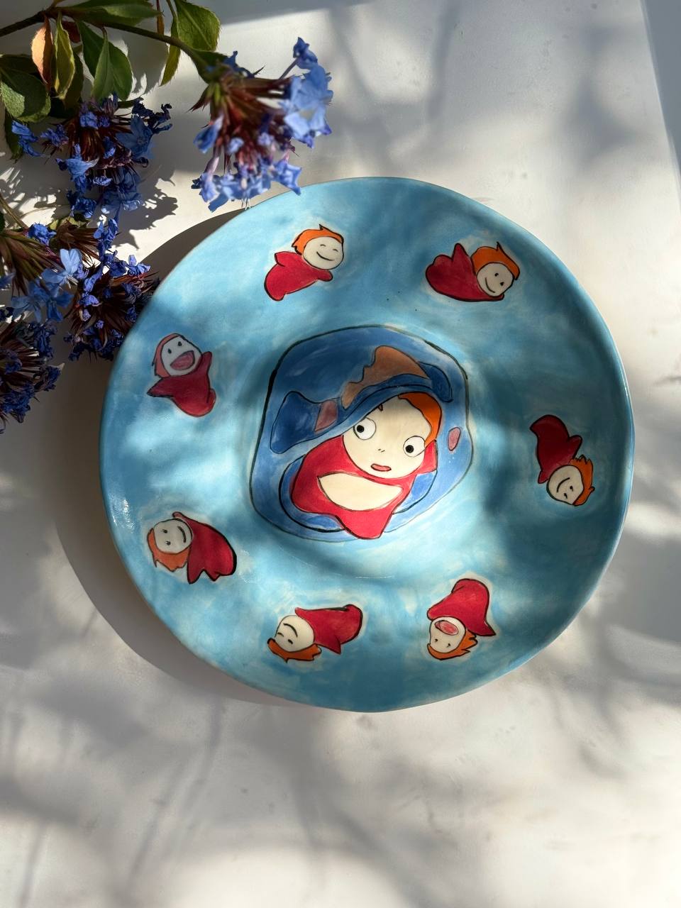 Ponyo & Her Sisters Inspired Mug & Plate Set