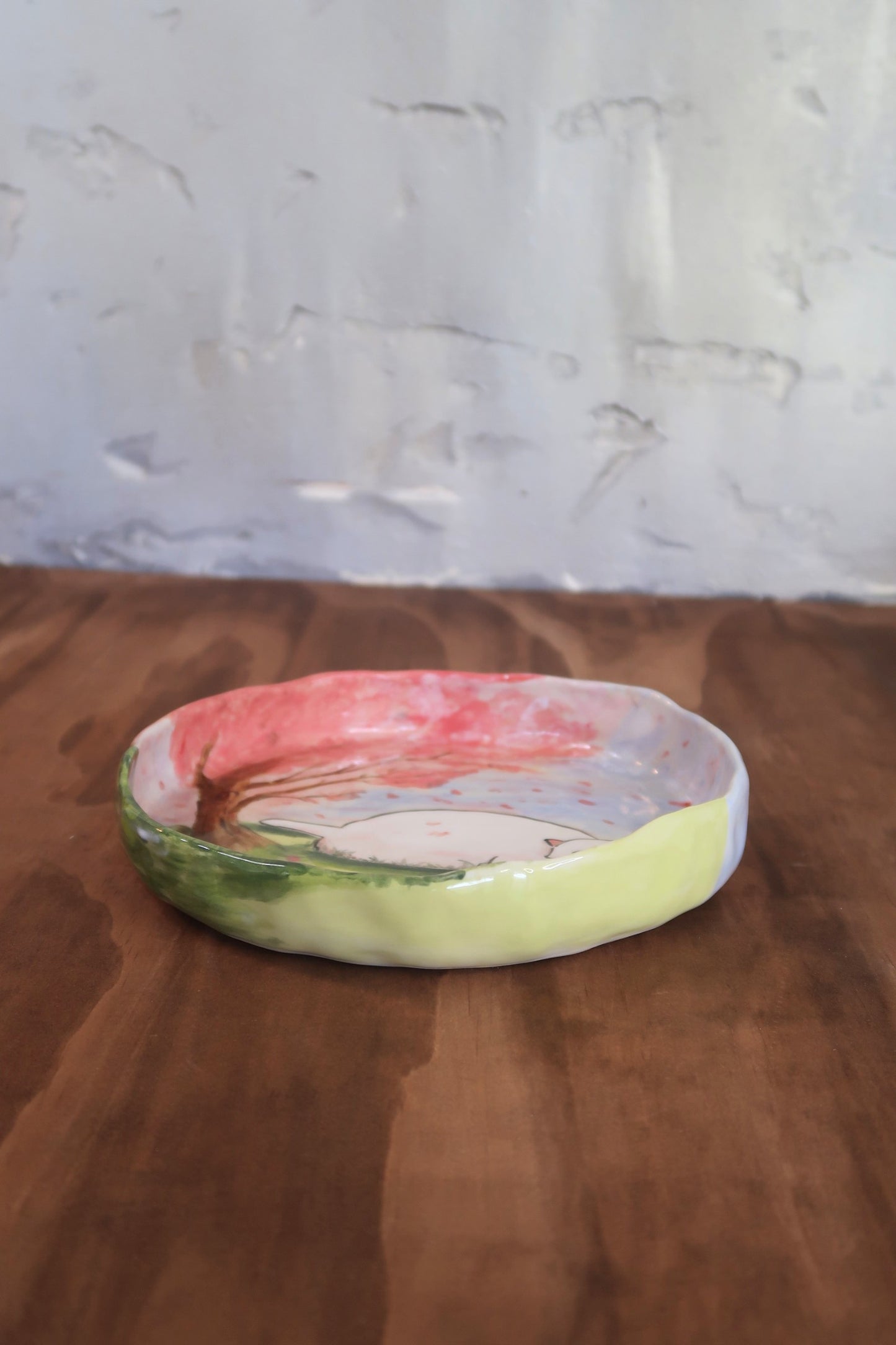 Spring Cat Plate