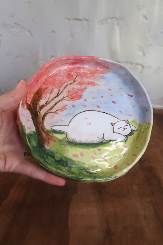 Spring Cat Plate