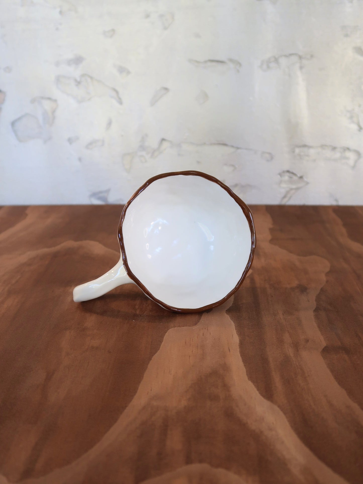 Coconut Mug With Matching Plate