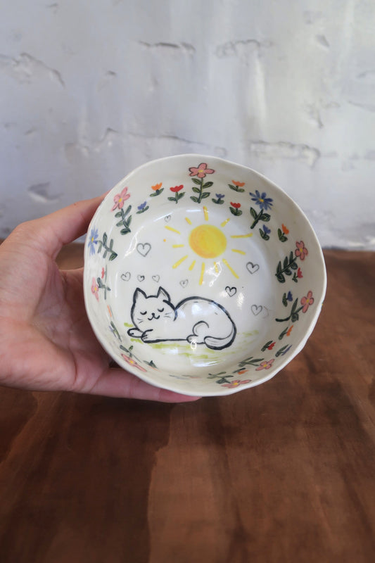 Sleepy Cat Bowl