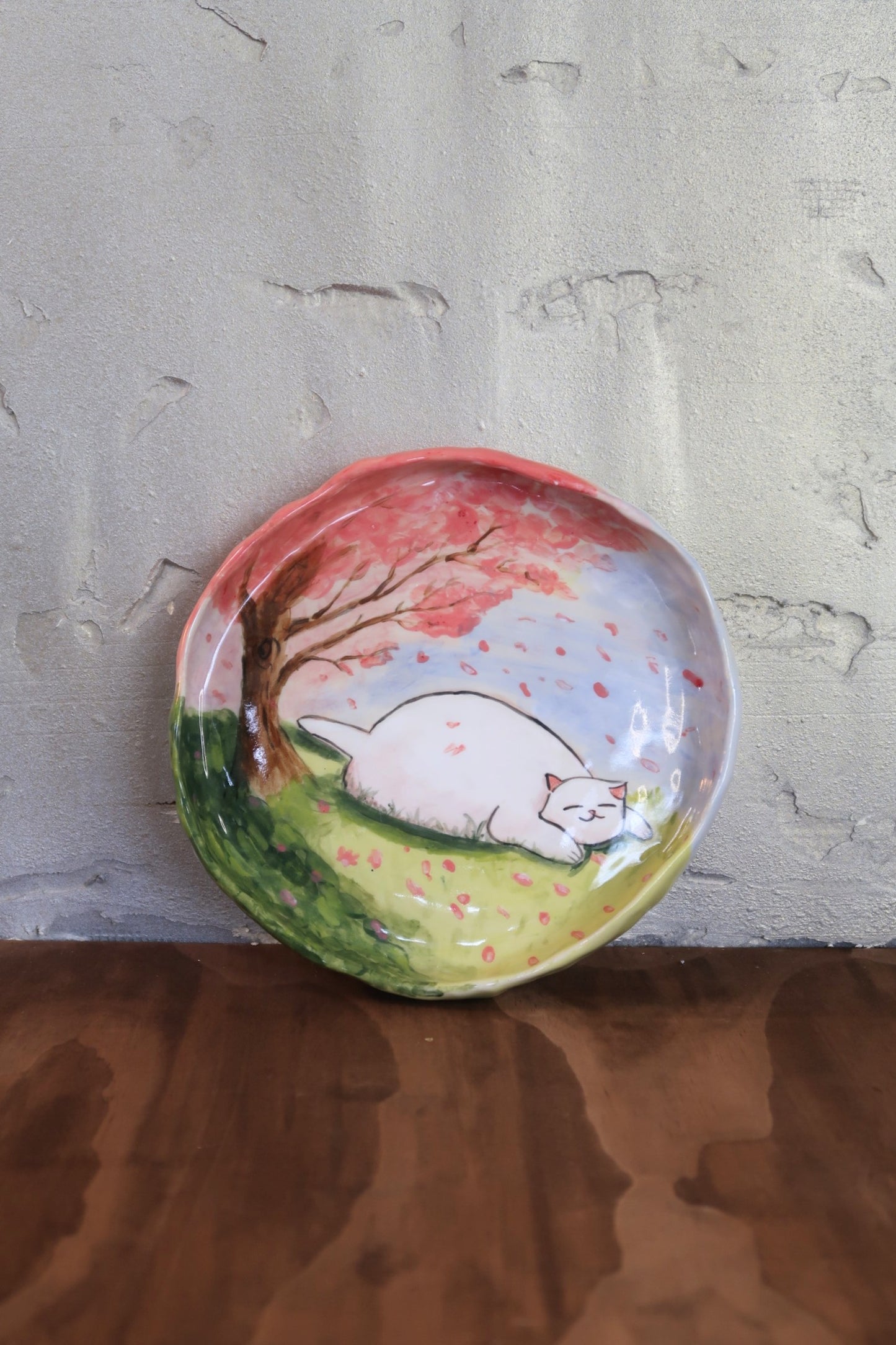 Spring Cat Plate